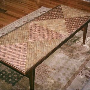 Woven Pattern Coffee Table